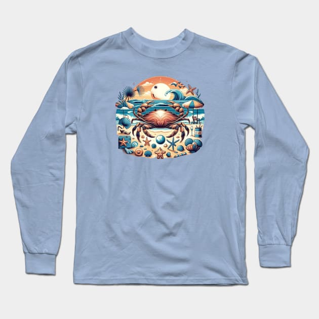 Cancer Astrology Long Sleeve T-Shirt by Cun-Tees!